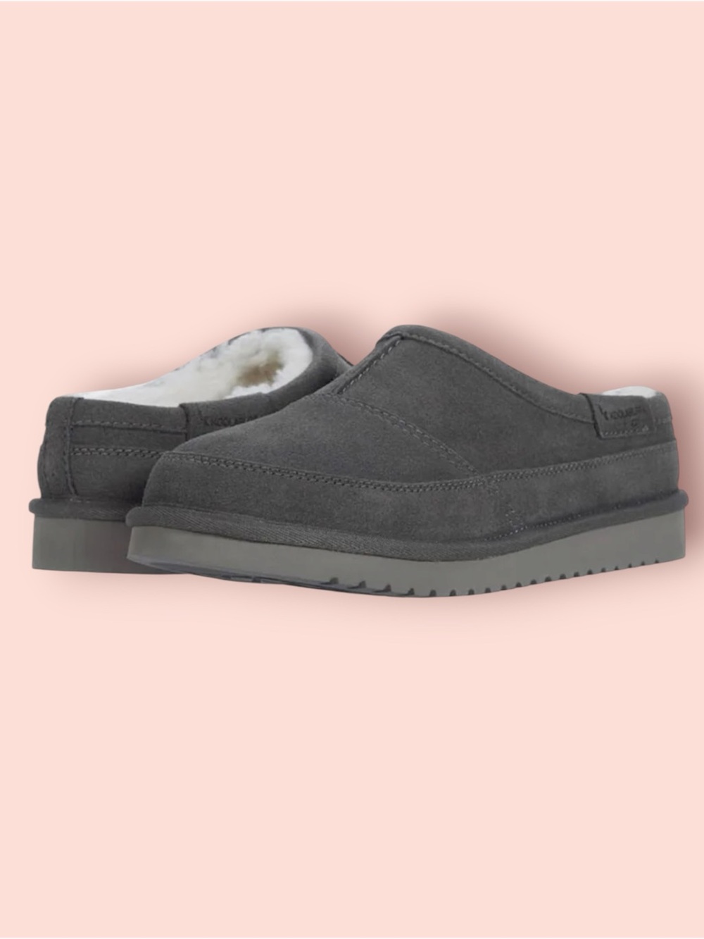 KOOLABURRA By UGG Grey Graisen Slippers Shoes NEW